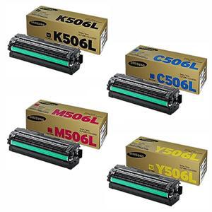 삼성전자 CLT-K506L, CLT-C506L, CLT-M506L, CLT-Y506L 4색 세트 정품 토너