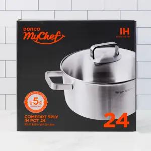 도루코리빙 마이셰프 컴포트 통5중IH 양수냄비 24cm