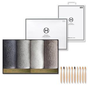 송월타올4p+대나무 칫솔10p 선물세트