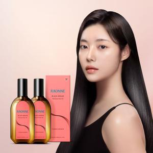 라온느 블랙 아르간 퍼퓸 헤어 오일 에센스100ml 2개