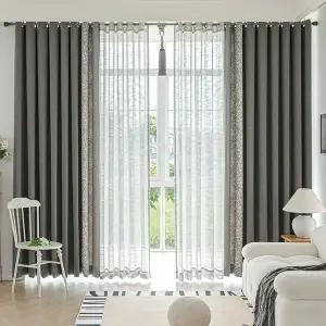 지나송 보타닉 도비직 암막커튼 특대형