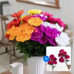 (3+2) 성묘꽃 20종 조화꽃 조화부쉬 산소 납골당 성묘 장식