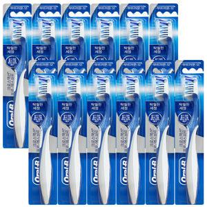 오랄비 크로스액션 프로엑스퍼트 35모칫솔 1입 12개, 탁월한세정력