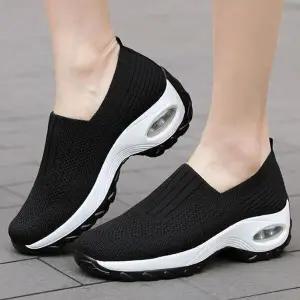 [오노마] ONM 여성 니트 에어 슬립온 스니커즈 운동화 (S9868726)