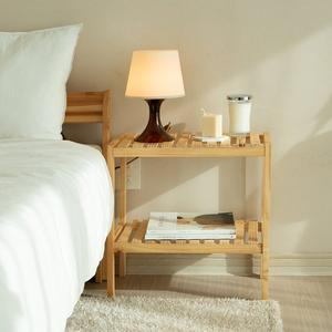 [헤이케일라]원목 다용도 선반 2단500 조립 미니 수납선반