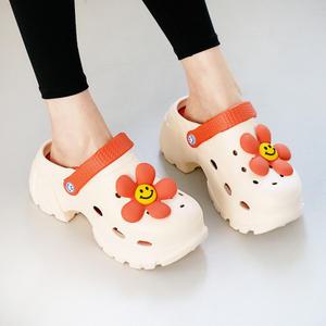 통굽 7CM 키높이 아쿠아 샌들 간호화 사무실 슬리퍼 물놀이 신발 슈즈