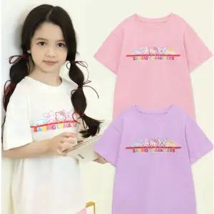 [레노마]산리오 여아 마 인 5부 티셔츠 3매 0E14W60732_HDD