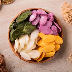 국내산 4색(쌀 자색 고구마 호박) 떡국떡 500g, 1kg