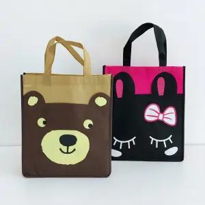 10+1 캐릭터 부직포 가방 쇼핑백 보조 가방 신발 주머니 준비물 어린이집 유치원 학교 학원