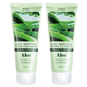 앙쥬 알로에 모이스처 데일리 폼클렌징 100ml 2개