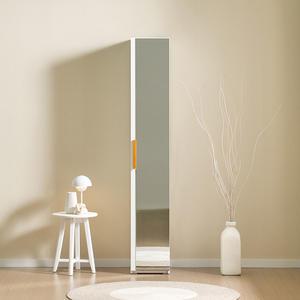 우디300거울형 깊이40cm 틈새수납장 수납장 틈새장 주방수납장 드레스룸가구 옷장