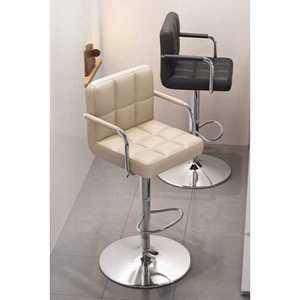 높이조절 등받이 높은 바 리프트 식탁 블랙 회전