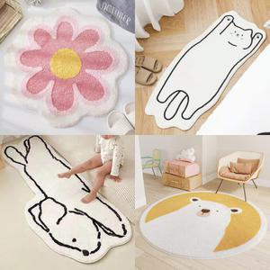 고급 디자인 러그 165종 2 사각 원형 거실 침실 아이 방 카페트 매트 캐릭터 동물 고양이