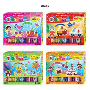 아모스 워터 비즈데코 세트 10색 프린세스 119구조대 동물 디저트 비즈 공예