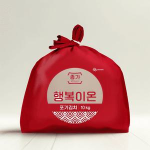 종갓집김치 종가집포기김치10KG 종갓집 행복이온 시원하고 깔끔한 맛