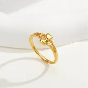 [한국표준금거래소] 24K 순금 반지 99.9 행운의 네잎클로버 루케 반지 재물운