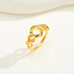 [한국표준금거래소] 24K 순금 반지 99.9 솔레이 체인 데일리 볼드 반지