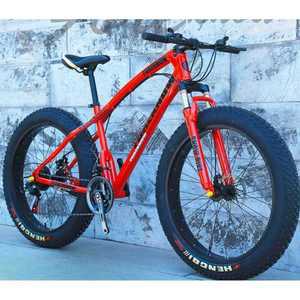 광폭타이어 팻바이크 자전거 20 산악용 7단 화이트