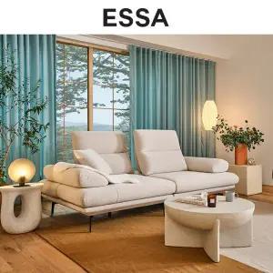 [롯데백화점]에싸 샤모니 3인 스윙기능 리브 패브릭 소파