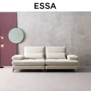 [롯데백화점]에싸 디오마레 와이드 3인 스윙기능 리브 패브릭 소파