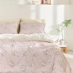 [러블리 플라워] 엘라 알러지케어 밍크극세사 다운필 차렵이불 단품 세트 풀세트