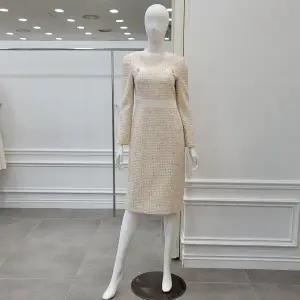 [미니멈]라운드넥 트위드 H라인원피스(MXAAWO1320NA2)_IC