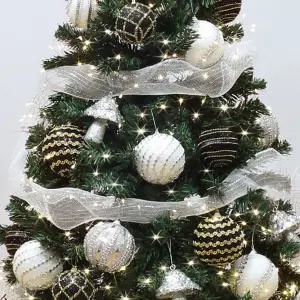 크리스마스트리 오너먼트 블랙화이트 장식세트 22p