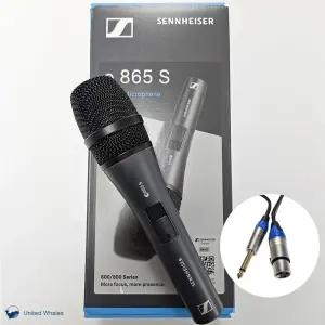 젠하이저 E865 S 유선 마이크 젠하이져 E865S 보컬 방송용 콘덴서 마이크 XLR-55 5M 케이블 포함