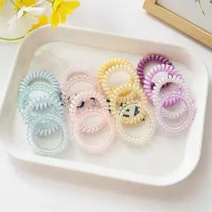 [셀러허브]여자 전화줄 컬러믹스 16종 머리끈 스프링 세트 (S27022814)