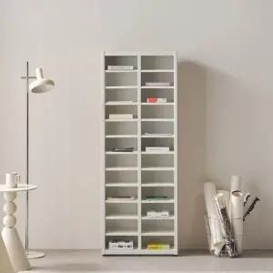 [히트가구] H61594 24칸 다용도 서류 수납장 600 1color (착불)