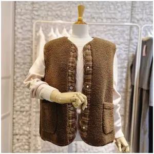 [대구백화점] [무자크]뽀글이배색조끼(MO9WVT04)