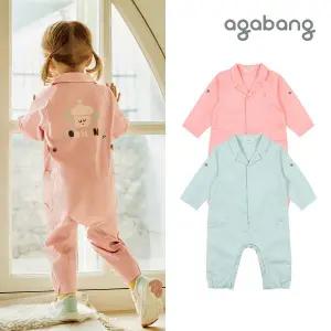 [아가방][더센트럴] 아가방 제이롤업점프수트(PINK,MINT)_ 01Q137501