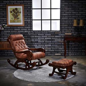 더젠틀 고급 엔틱 흔들의자 국내제작 가죽 선택 가능