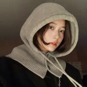 여성 귀여운 방한 아이템 후드 바라클라바 넥워머