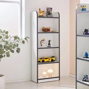 루카 4단 거실 미니 틈새 책장 400 A형