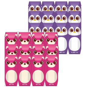 파스퇴르 꼬미루미우유 2종 125ml( 딸기+믹스베리)각12입씩 총24팩 어린이우유