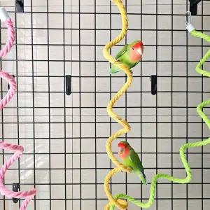 [하프클럽/알티피아]앵무새횟대 1.5m 와이어 놀이터 로프 앵무새 횟대