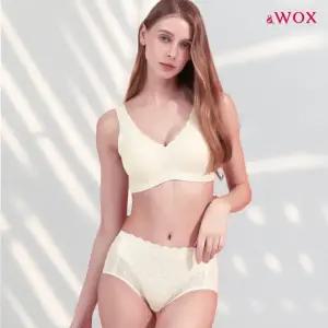 앤왁스 꿈의브라 팬티 앤틱 레이스 런닝형 1세트 여성 심리스 브라