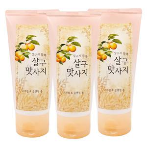 드봉 살구씨 듬뿍 살구맛사지 스크럽 클렌징 폼 120g x3개