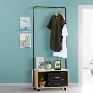 이동식수납 선반형 행거 옷선반 오슬로 스텐드 코트랙 (WFH0W9H)