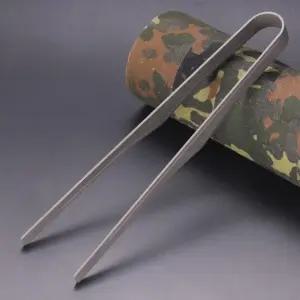 고품질 티타늄 집게 고기 요리 주방 캠핑 초경량 미니집게 (WFH7IA7)