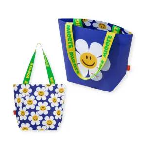 위글위글 쇼퍼백 블루스마일위러브 리유저블 쇼핑백 장바구니 S