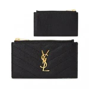 [생로랑](김해점) 마틀라세 프라그망 여성 카드지갑 607915 BOW01 1000