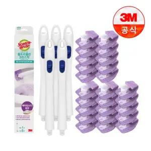 울트라클린 변기청소용 크린스틱 핸들+리필 5입 x 5개