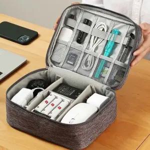 고품질 여행용 보조가방 그레이 파우치 하드파우치 수납 (WFHMW9A)