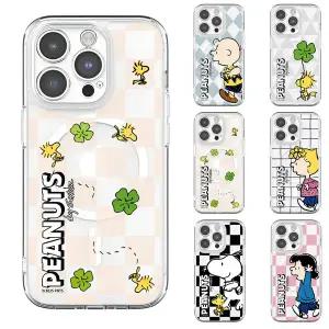 갤럭시 S25 S24 S23 A15 A16 와이드7 케이스 정품 스누피 런패턴 맥세이프 케이스 카메라풀커버