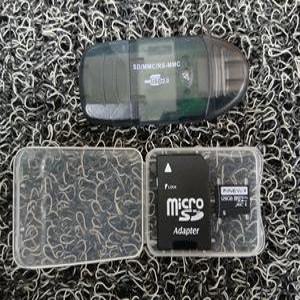 SD 카드 파인뷰 정품 128G 메모리카드 + 아답터 + 리더기