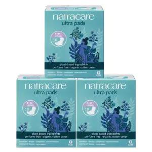나트라케어 대형 10매 3팩 유기농 면생리대 산모패드