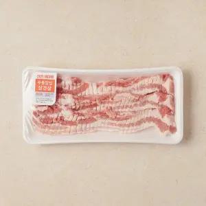 국내산 두툼 칼집 삼겹살 (100g) (팩)