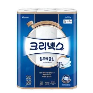 크리넥스 3겹 울트라클린 30m*30롤 (온)